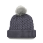 Cable Knit Pom Pom